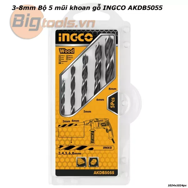 Sản phẩm 3 8mm bo 5 mui khoan go ingco 0 775c742d 1f2a 4d7e b28a 33ab12d4802f — Nền Tảng Thương Mại Điện Tử Ngành Cơ Khí - Công Ty TNHH Siêu Chợ Cơ Khí — MST 0316696880