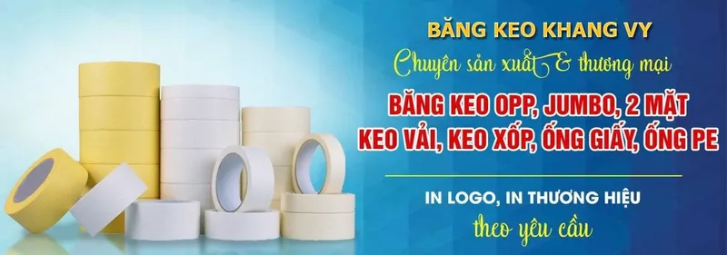 Sản phẩm 114104179614658 — Băng Keo Khang Vy - Công Ty TNHH SX TM Khang Vy — MST 0316697690