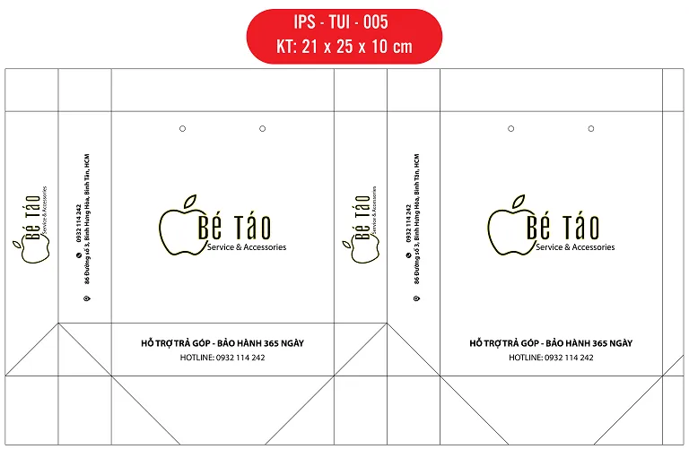 Sản phẩm IPS TUI 005 01 — Túi Giấy IPS - Công Ty TNHH Sản Xuất Thương Mại IPS — MST 0316719591