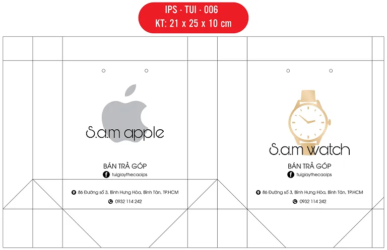 Sản phẩm IPS TUI 006 01 — Túi Giấy IPS - Công Ty TNHH Sản Xuất Thương Mại IPS — MST 0316719591