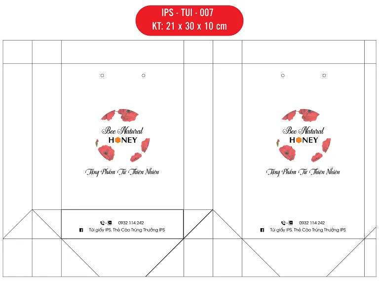Sản phẩm IPS TUI 007 01 — Túi Giấy IPS - Công Ty TNHH Sản Xuất Thương Mại IPS — MST 0316719591