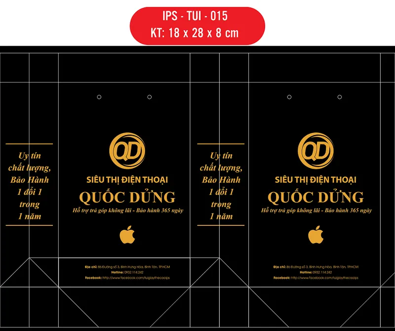 Sản phẩm IPS TUI 015 01 — Túi Giấy IPS - Công Ty TNHH Sản Xuất Thương Mại IPS — MST 0316719591