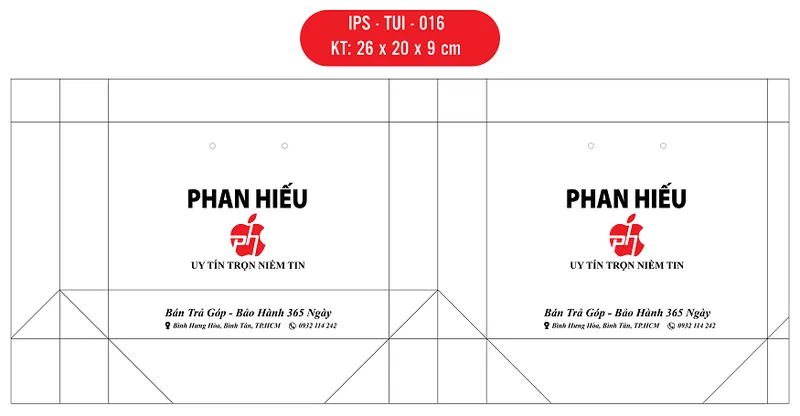Sản phẩm IPS TUI 016 01 — Túi Giấy IPS - Công Ty TNHH Sản Xuất Thương Mại IPS — MST 0316719591