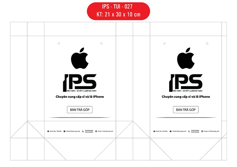 Sản phẩm IPS TUI 027 01 — Túi Giấy IPS - Công Ty TNHH Sản Xuất Thương Mại IPS — MST 0316719591