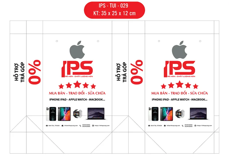 Sản phẩm IPS TUI 029 01 — Túi Giấy IPS - Công Ty TNHH Sản Xuất Thương Mại IPS — MST 0316719591