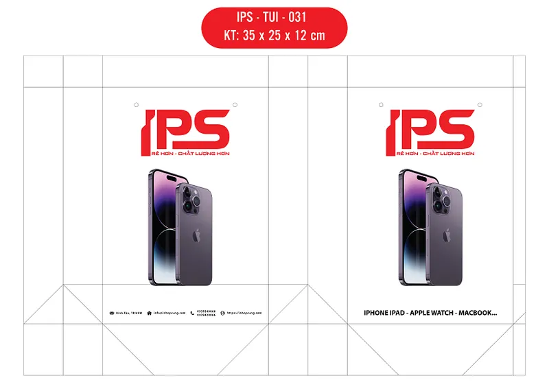 Sản phẩm IPS TUI 031 01 — Túi Giấy IPS - Công Ty TNHH Sản Xuất Thương Mại IPS — MST 0316719591