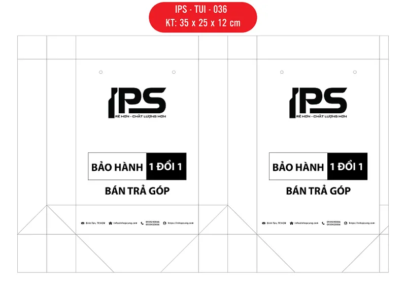 Sản phẩm IPS TUI 036 01 — Túi Giấy IPS - Công Ty TNHH Sản Xuất Thương Mại IPS — MST 0316719591