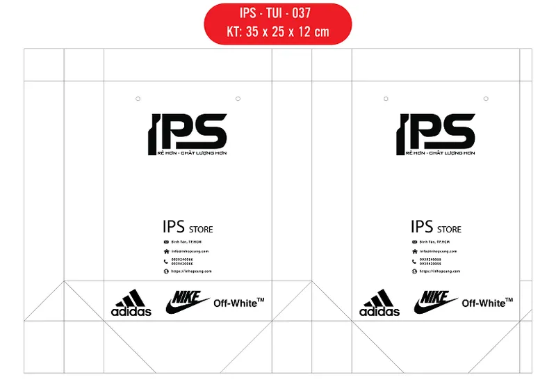 Sản phẩm IPS TUI 037 01 — Túi Giấy IPS - Công Ty TNHH Sản Xuất Thương Mại IPS — MST 0316719591