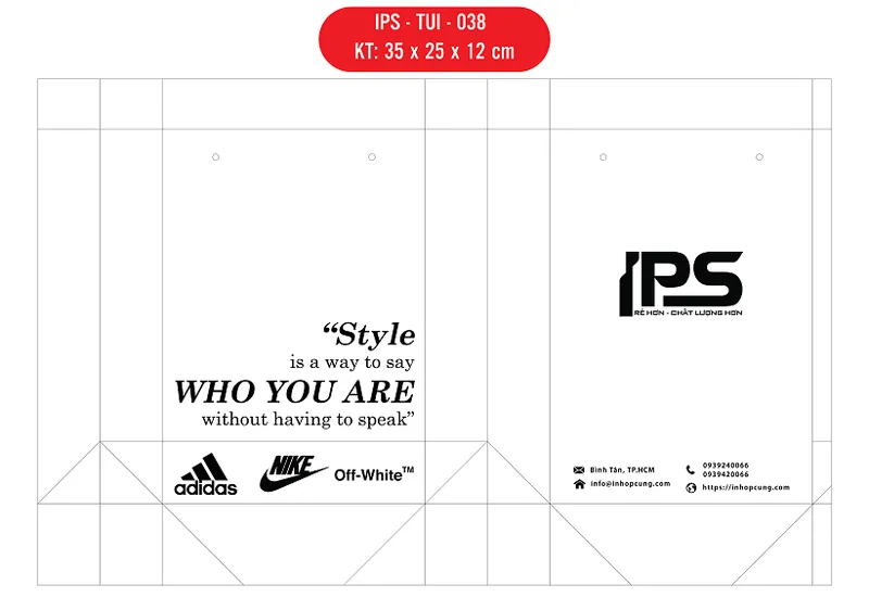 Sản phẩm IPS TUI 038 01 — Túi Giấy IPS - Công Ty TNHH Sản Xuất Thương Mại IPS — MST 0316719591