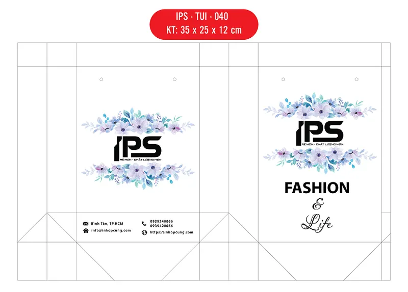 Sản phẩm IPS TUI 040 01 — Túi Giấy IPS - Công Ty TNHH Sản Xuất Thương Mại IPS — MST 0316719591