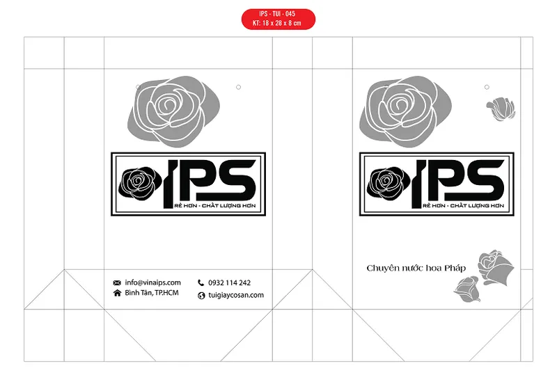 Sản phẩm IPS TUI 045 01 — Túi Giấy IPS - Công Ty TNHH Sản Xuất Thương Mại IPS — MST 0316719591