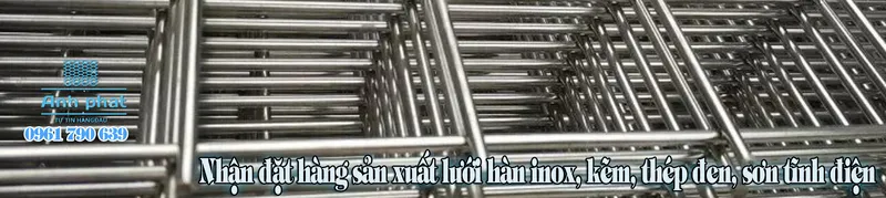 Sản phẩm san xuat luoi han bang cac chat lieu — Công Ty TNHH Sản Xuất Và Thương Mại Lưới Công Nghiệp Anh Phát — MST 0316728564
