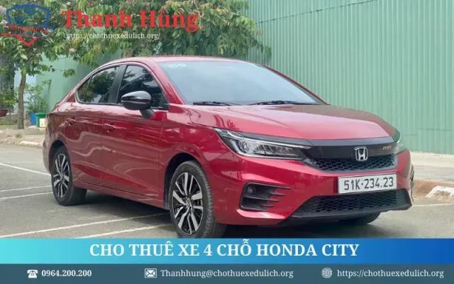 Sản phẩm Cho thue xe Honda City — Công Ty TNHH Dịch Vụ Du Lịch Thanh Hùng — MST 0316742216