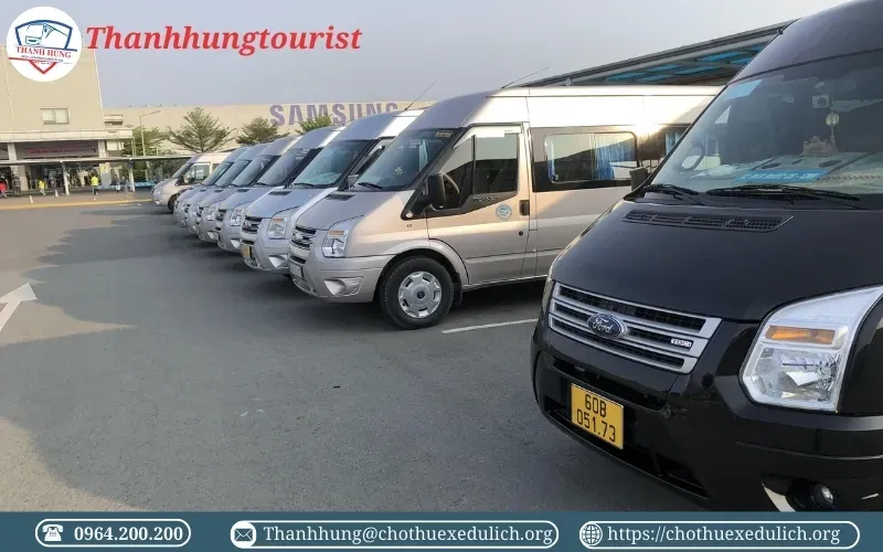 Sản phẩm Cho thue xe dua don nhan vien Samsung — Công Ty TNHH Dịch Vụ Du Lịch Thanh Hùng — MST 0316742216