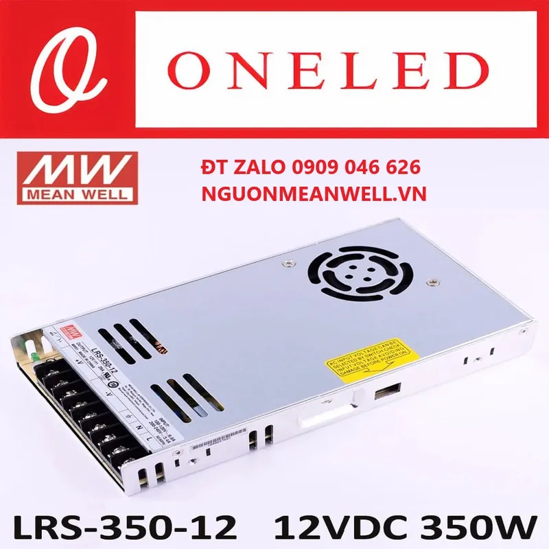 Sản phẩm Bo Nguon Meanwell LRS 350 12 — Thiết Bị Điện Công Nghiệp MEANWELL ONELED - Công Ty TNHH ONELED — MST 0316743315