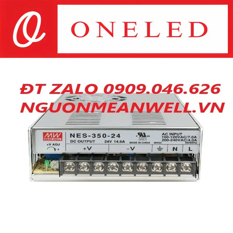 Sản phẩm Bo Nguon Meanwell NES 350 24 — Thiết Bị Điện Công Nghiệp MEANWELL ONELED - Công Ty TNHH ONELED — MST 0316743315