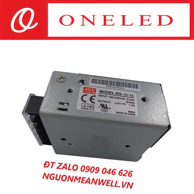 Sản phẩm Bo Nguon Meanwell RS 15 12 — Thiết Bị Điện Công Nghiệp MEANWELL ONELED - Công Ty TNHH ONELED — MST 0316743315
