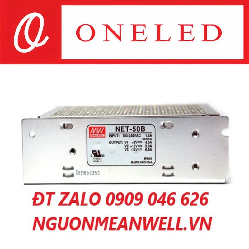 Sản phẩm Bo Nguon Meanwell NET 50B — Thiết Bị Điện Công Nghiệp MEANWELL ONELED - Công Ty TNHH ONELED — MST 0316743315