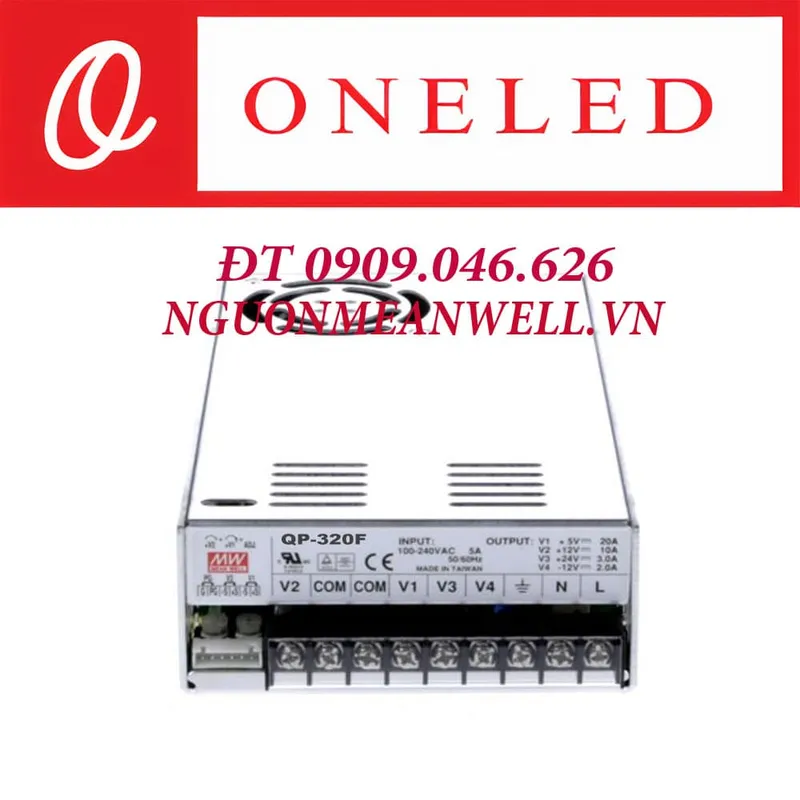 Sản phẩm Bo Nguon Meanwell QP 320F — Thiết Bị Điện Công Nghiệp MEANWELL ONELED - Công Ty TNHH ONELED — MST 0316743315