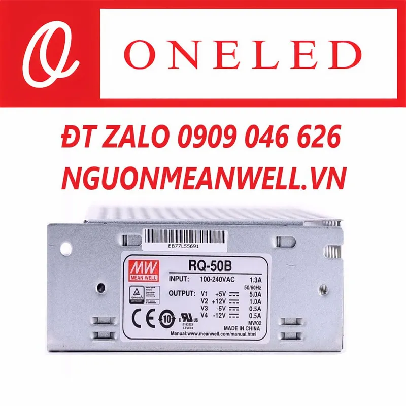 Sản phẩm Bo Nguon Meanwell RQ 50B — Thiết Bị Điện Công Nghiệp MEANWELL ONELED - Công Ty TNHH ONELED — MST 0316743315