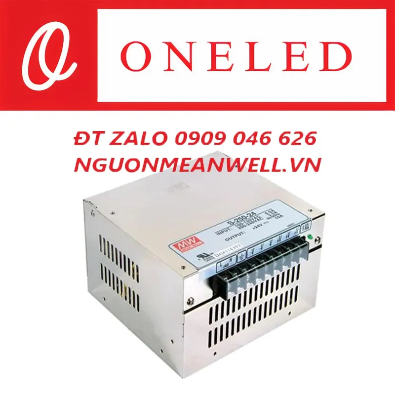 Sản phẩm Bo Nguon Meanwell S 250 24 — Thiết Bị Điện Công Nghiệp MEANWELL ONELED - Công Ty TNHH ONELED — MST 0316743315