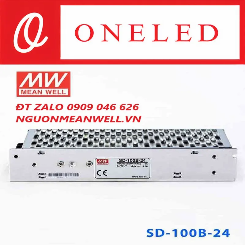 Sản phẩm Bo Nguon Meanwell SD 100B 24 — Thiết Bị Điện Công Nghiệp MEANWELL ONELED - Công Ty TNHH ONELED — MST 0316743315