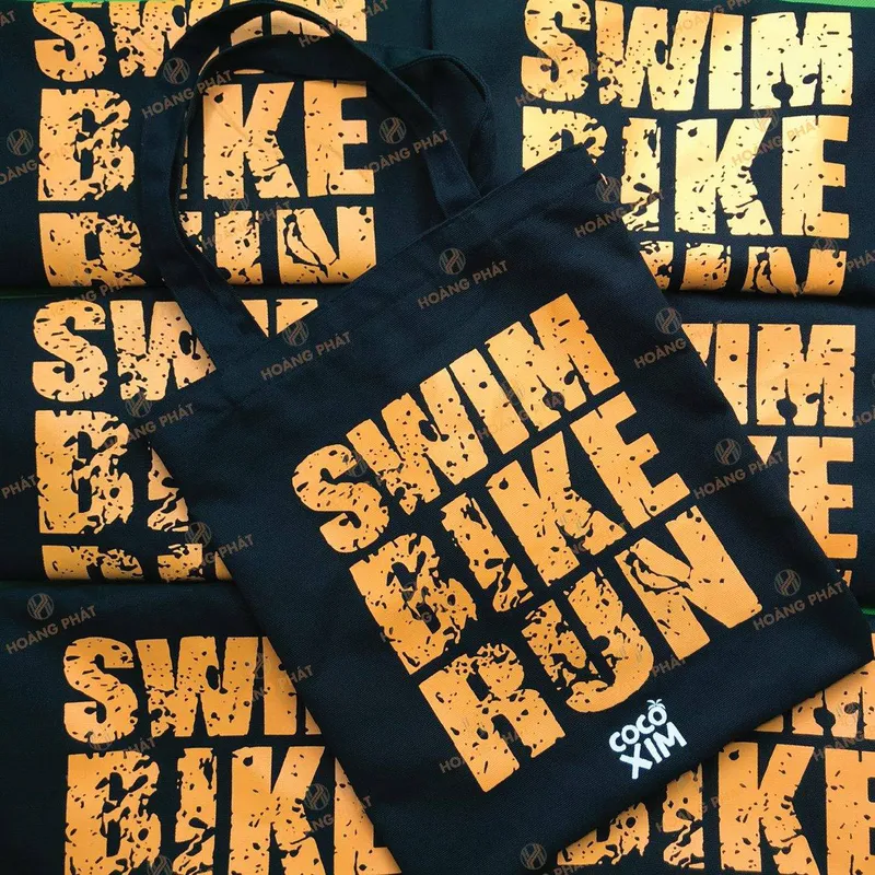 Sản phẩm tui vai canvas swim bike run — Túi Vải Hoàng Phát - Công Ty TNHH Sản Xuất Và In ấn Hoàng Phát — MST 0316769828