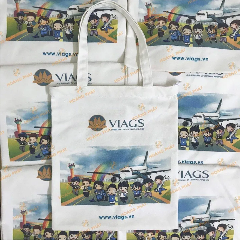 Sản phẩm tui canvas vietnam ariline — Túi Vải Hoàng Phát - Công Ty TNHH Sản Xuất Và In ấn Hoàng Phát — MST 0316769828