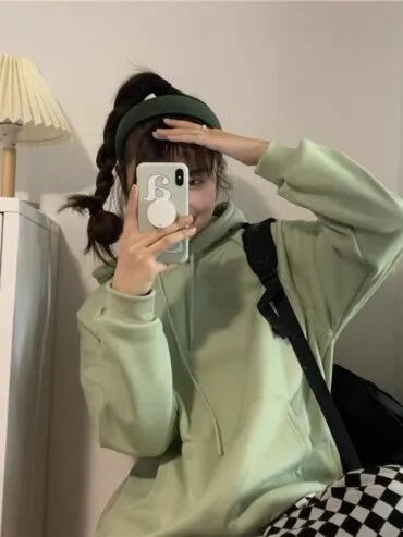 Sản phẩm hd26 hoodie chui tron xanh dau 1 370x493 — Thời Trang KSQA - Công Ty TNHH Thương Mại Và Dịch Vụ KSQA — MST 0316811607