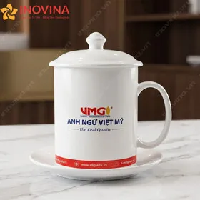 Sản phẩm ly su dang tru co nap va dia lot192 1 — Quà Tặng Ino Vina - Công Ty TNHH Sản Xuất Và Thương Mại Ino Vina — MST 0316818105