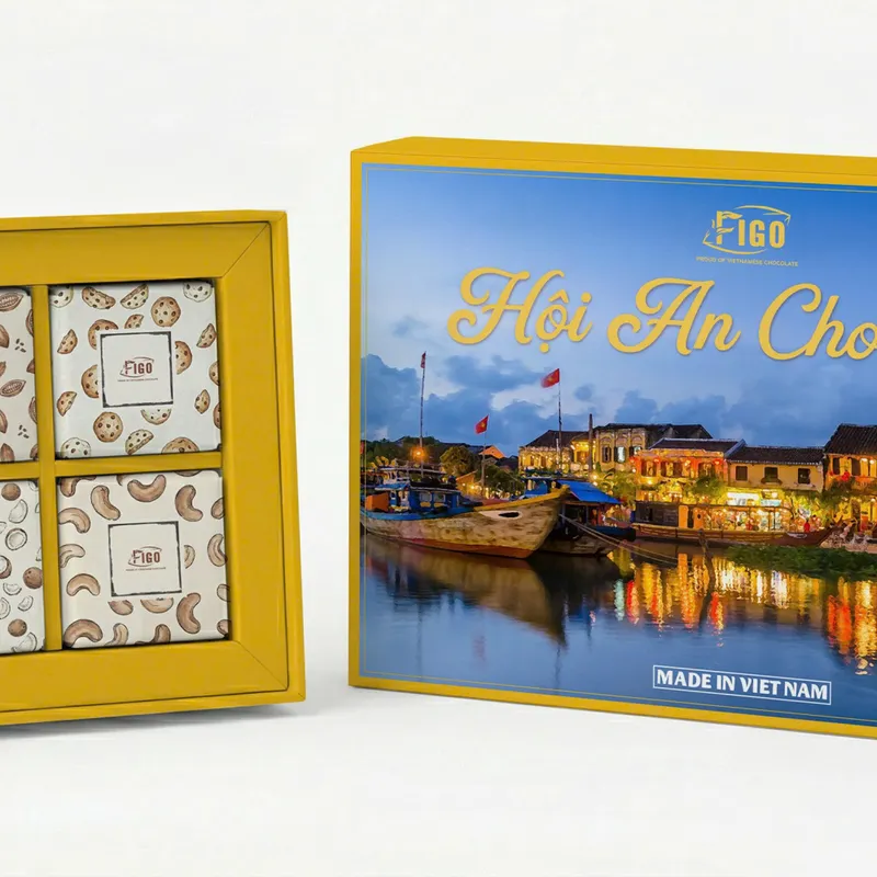 Sản phẩm chocolate socola hoi an 50gram figo 0 553 — Công Ty TNHH Sản Xuất Thương Mại Dịch Vụ Figo Group — MST 0316826201