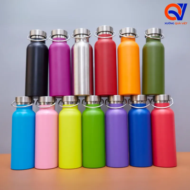 Sản phẩm binh giu nhiet co quai xach full mau — Xưởng Quà Việt - Công Ty TNHH Sản Xuất Và Kinh Doanh Sáng Tạo Việt — MST 0316830416