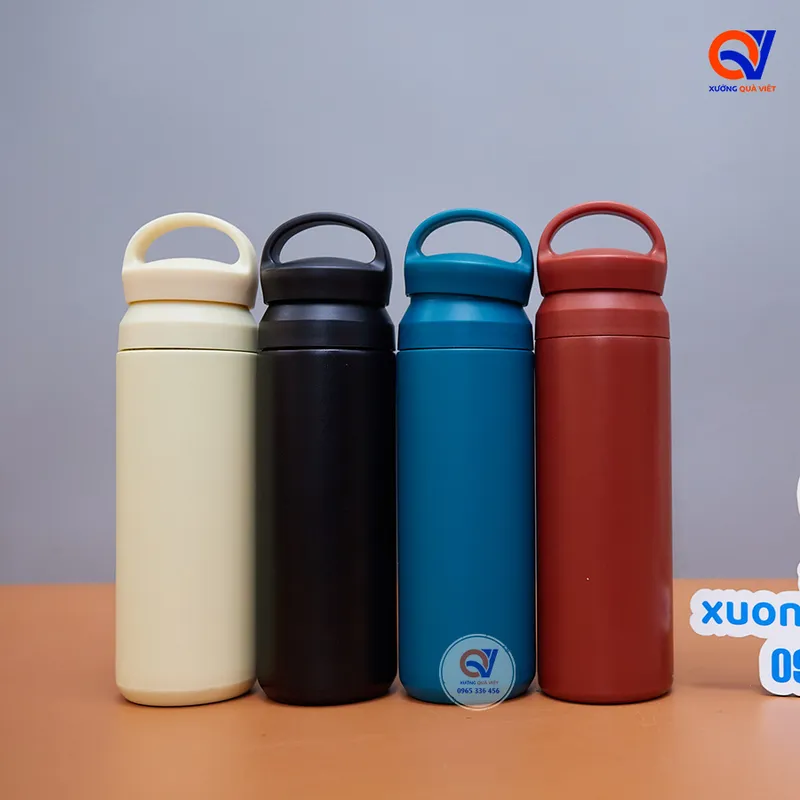 Sản phẩm binh giu nhiet inox 304 nap xach tron 500ml — Xưởng Quà Việt - Công Ty TNHH Sản Xuất Và Kinh Doanh Sáng Tạo Việt — MST 0316830416