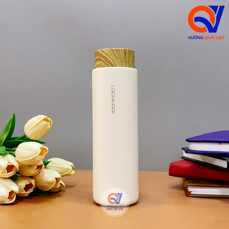 Sản phẩm binh giu nhiet lock lock nap go 1 — Xưởng Quà Việt - Công Ty TNHH Sản Xuất Và Kinh Doanh Sáng Tạo Việt — MST 0316830416