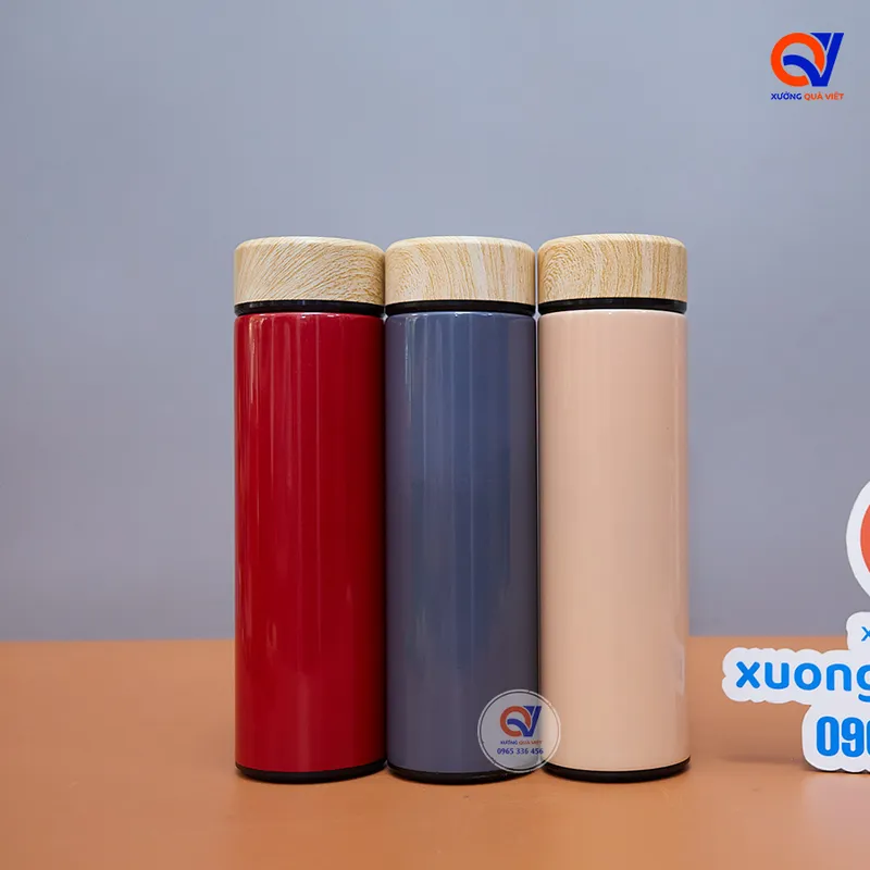 Sản phẩm binh giu nhiet nap go — Xưởng Quà Việt - Công Ty TNHH Sản Xuất Và Kinh Doanh Sáng Tạo Việt — MST 0316830416
