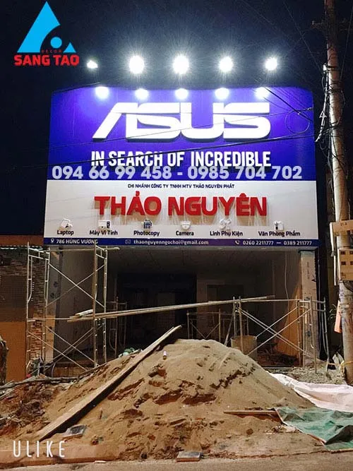 Sản phẩm lam bang hieu — Công Ty CP Xây Dựng Quảng Cáo Nội Thất Sáng Tạo — MST 0316835580