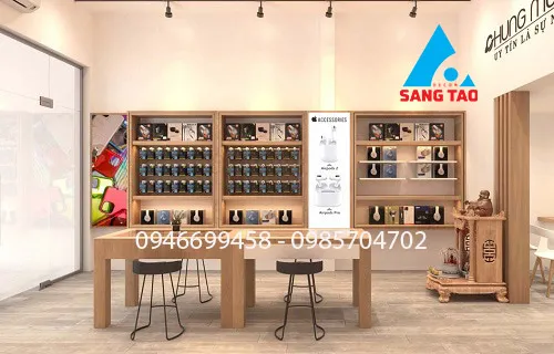 Sản phẩm thiet ke thi cong shop dien thoai — Công Ty CP Xây Dựng Quảng Cáo Nội Thất Sáng Tạo — MST 0316835580