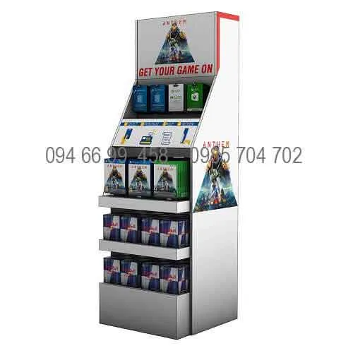 Sản phẩm quay tu ke trung bay mau xam dep_1 — Công Ty CP Xây Dựng Quảng Cáo Nội Thất Sáng Tạo — MST 0316835580