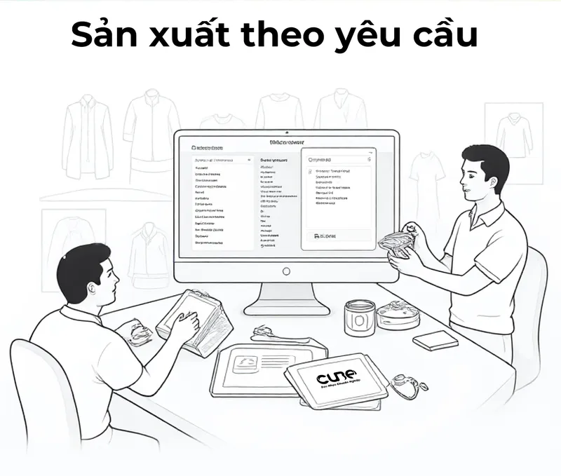 Sản phẩm san xuat theo yeu cau 14 typeicon — Công Ty TNHH Bao Bì Cube — MST 0316893670