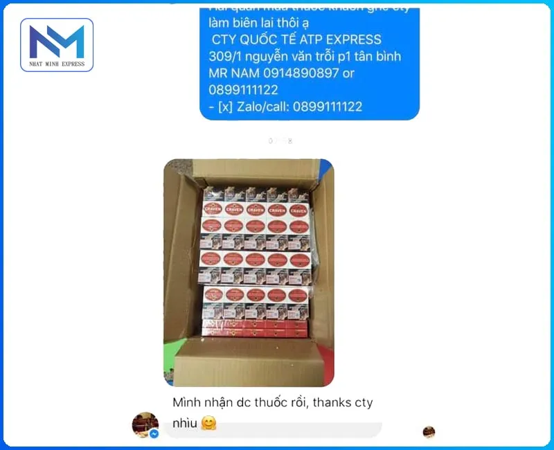 Văn phòng Công Ty TNHH Chuyển Phát Nhanh Quốc Tế Nhật Minh Express #? — MST 0316916705