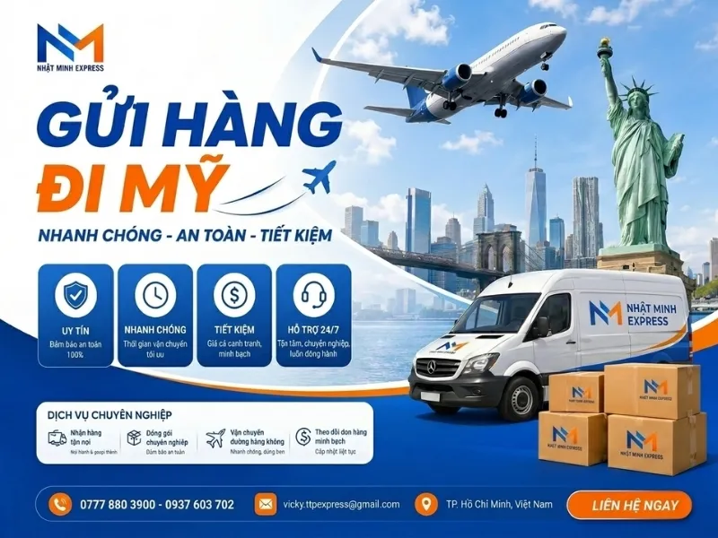 Sản phẩm guihangdimy nhatminhexpress 2026 — Công Ty TNHH Chuyển Phát Nhanh Quốc Tế Nhật Minh Express — MST 0316916705
