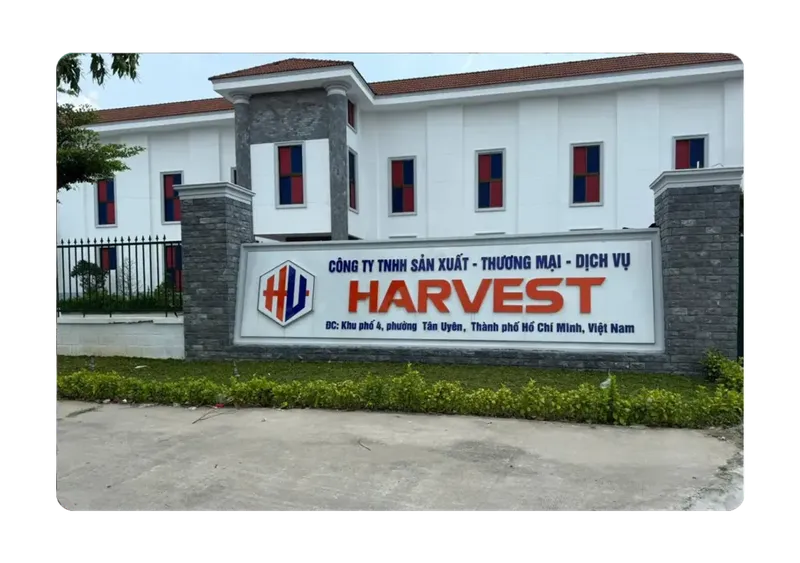 Văn phòng Công Ty TNHH Sản Xuất - Thương Mại - Dịch Vụ Harvest #1024 — MST 0316926365