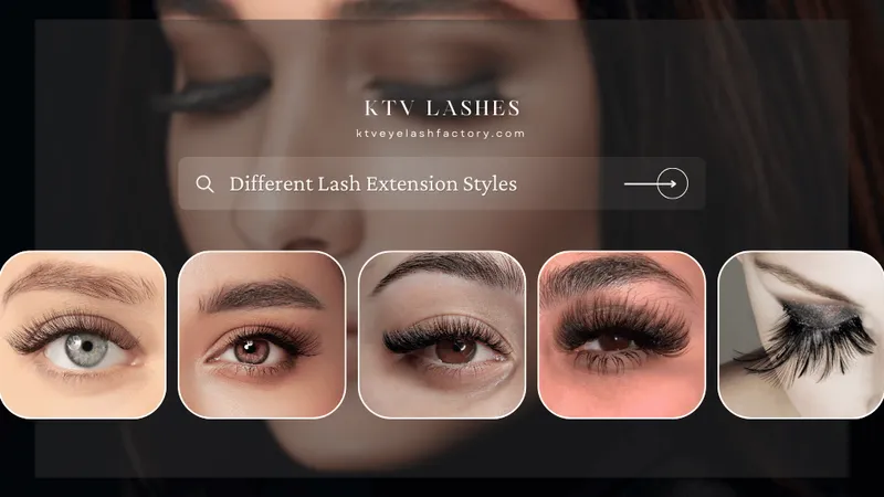 Sản phẩm Different Lash Extension Styles — Lông Mi Giả KTV Lashes - Công Ty TNHH KTV Lashes — MST 0316932658