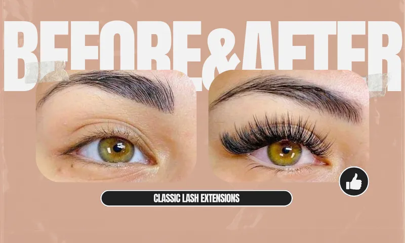 Sản phẩm before and after classic lash extensions — Lông Mi Giả KTV Lashes - Công Ty TNHH KTV Lashes — MST 0316932658