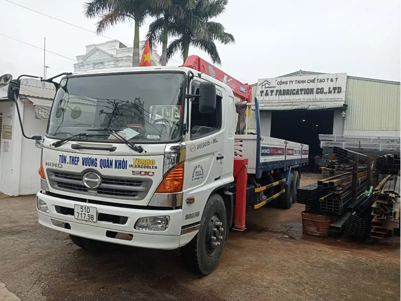 Sản phẩm giao hang toi tan cong trinh vqk — Thép Vương Quân Khôi - Công Ty Tôn Thép Vương Quân Khôi — MST 0316947693