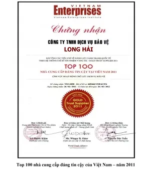 Sản phẩm top 100 71510 — Công Ty TNHH Tập Đoàn Bảo Vệ Long Hải — MST 0316964233