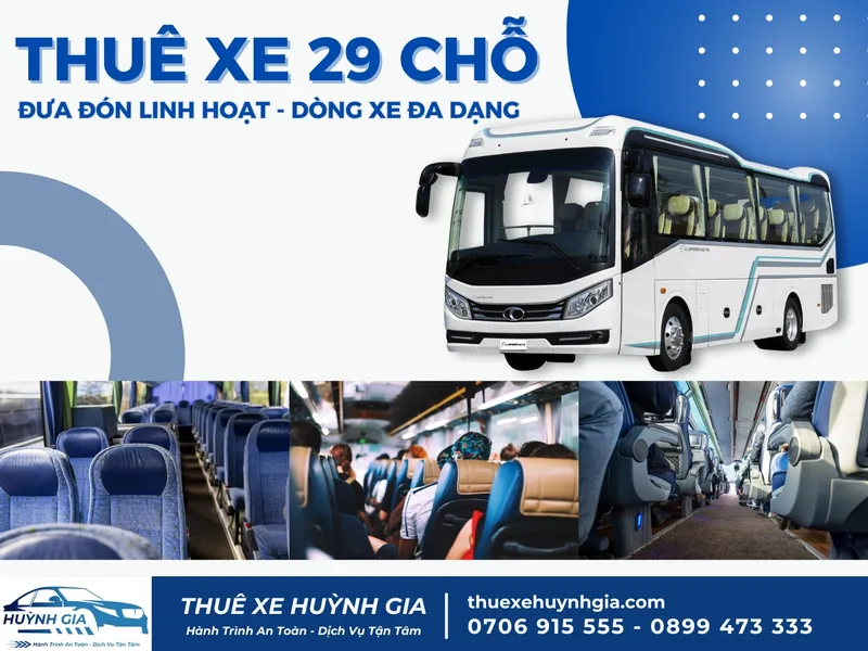 Sản phẩm xe 29 cho — Công Ty TNHH Thuê Xe Hợp Đồng Huỳnh Gia — MST 0316976944