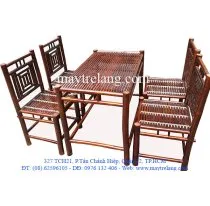 Sản phẩm ban ghe tre quan an 3 6134 — Công Ty TNHH Xây Dựng Kiến Trúc Xanh Lê Gia — MST 0316997165
