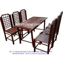 Sản phẩm ban ghe tre quan an 4 0029 — Công Ty TNHH Xây Dựng Kiến Trúc Xanh Lê Gia — MST 0316997165