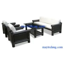 Sản phẩm sofa tre pu den 2851 — Công Ty TNHH Xây Dựng Kiến Trúc Xanh Lê Gia — MST 0316997165